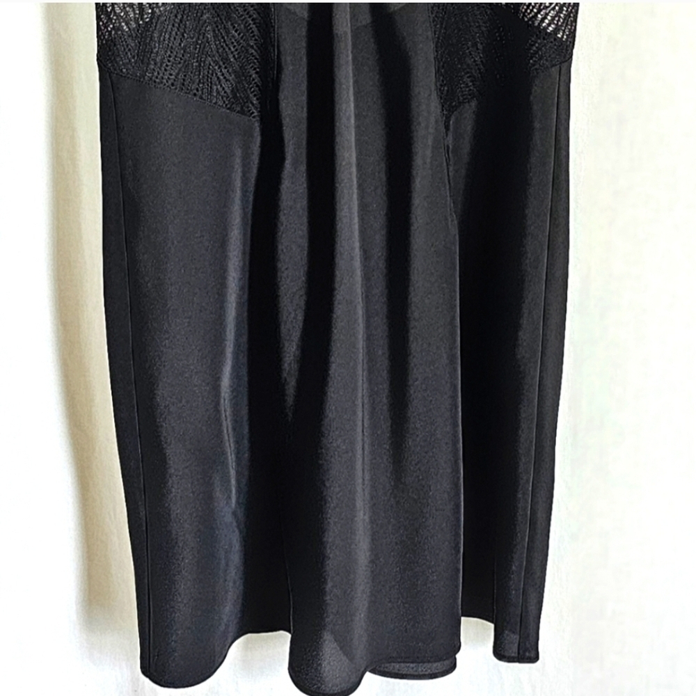 Calvin Klein Black Floral Lace Slip Dress - Picture 11 of 15